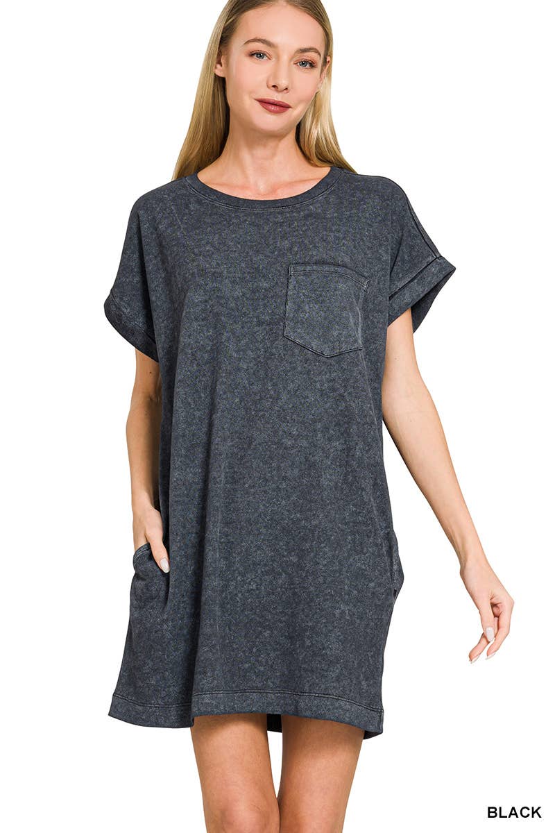 Washed T-shirts Dress