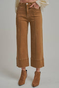 MID RISE VINTAGE WASHED FRONT SEAMED JEANS PANTS_JLB80046-02