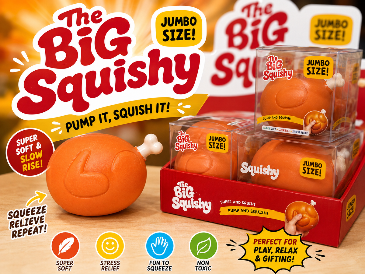 Jumbo Sugar-Filled Turkey Squishy