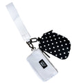 LM Black/White Dots Wristlet