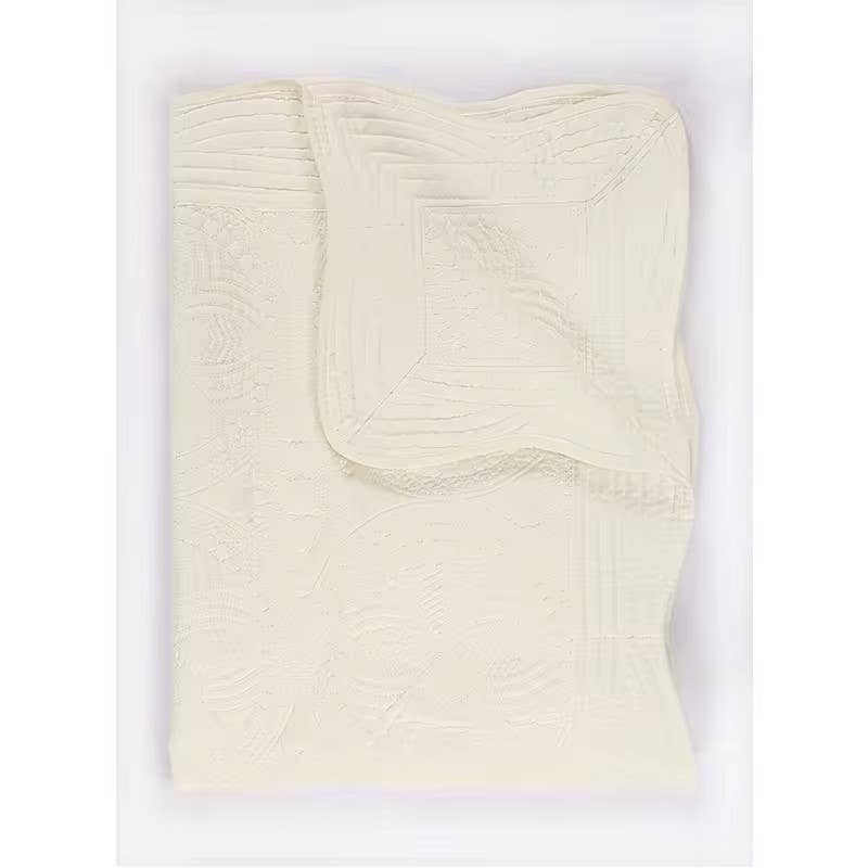 Heirloom Quilt - Baby Quilt Blanket with Monogram