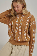 Cozy Western Inspired Sweater Top
