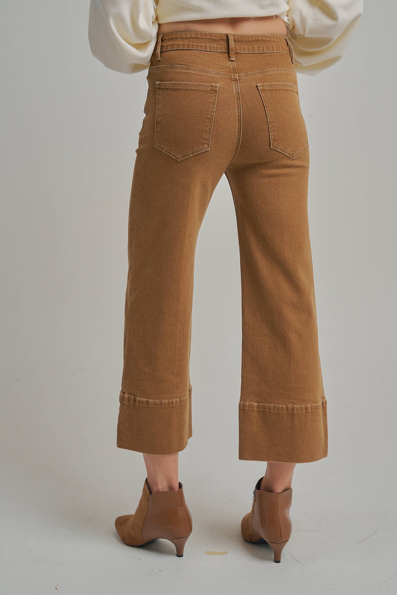 MID RISE VINTAGE WASHED FRONT SEAMED JEANS PANTS_JLB80046-02