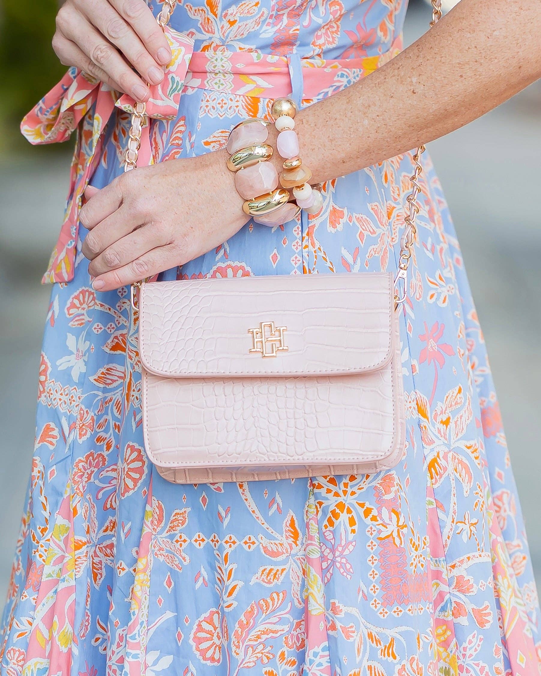 Evelyn Crossbody Blush