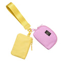Butter/Light Pink Lulu Mac Wristlet