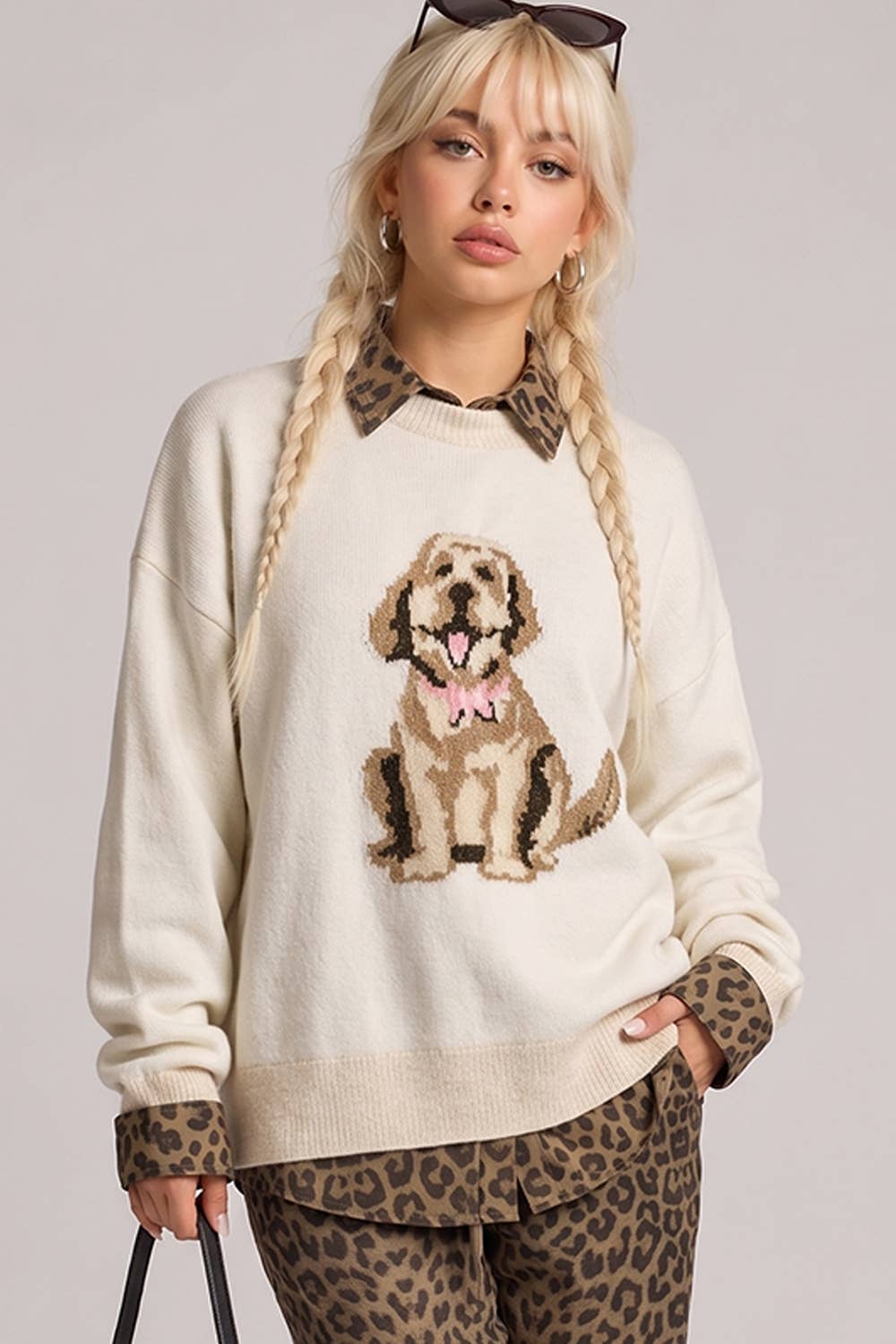 Dog Knit Sweater