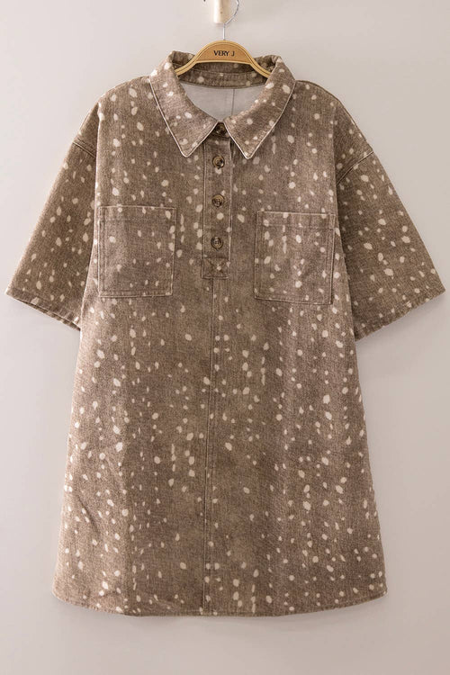 Bambi Print Dress