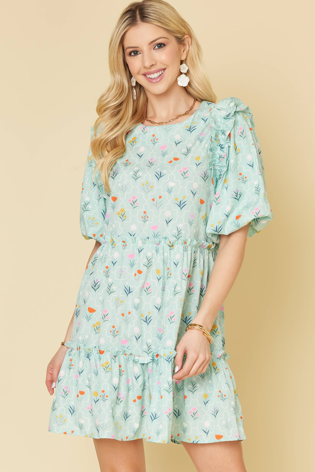 Floral Baby Doll Dress