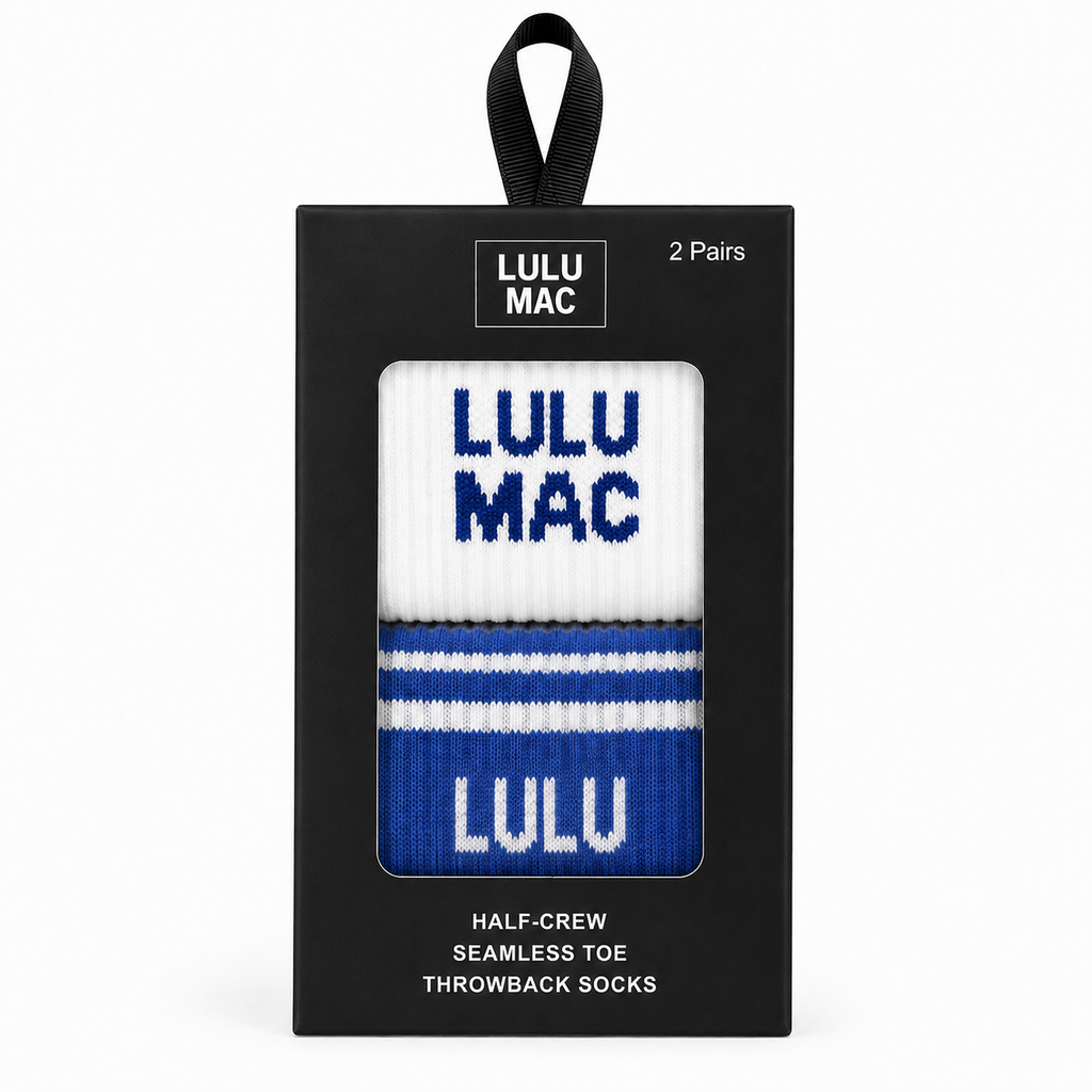 LM Socks 2 Pair Box- Royal
