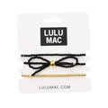 Lulu Mac Bow Bracelet- Black