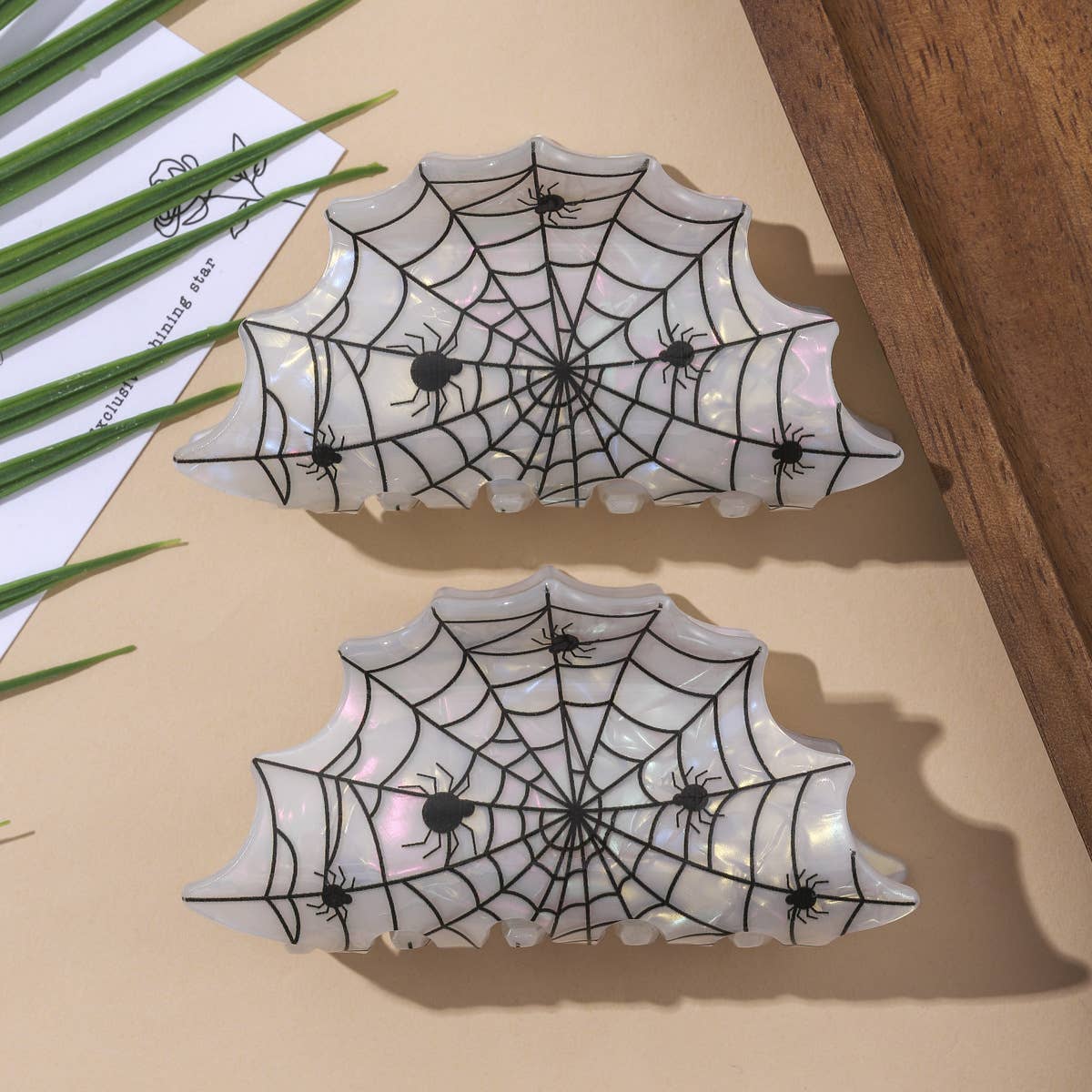 Spider Web Hair Clip