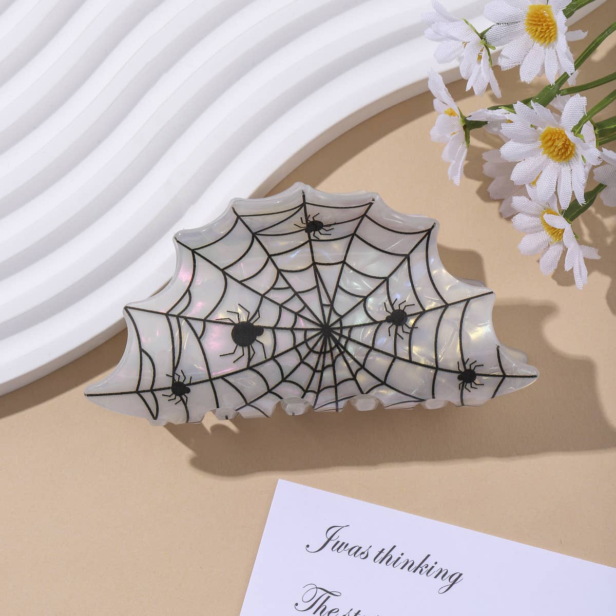 Spider Web Hair Clip