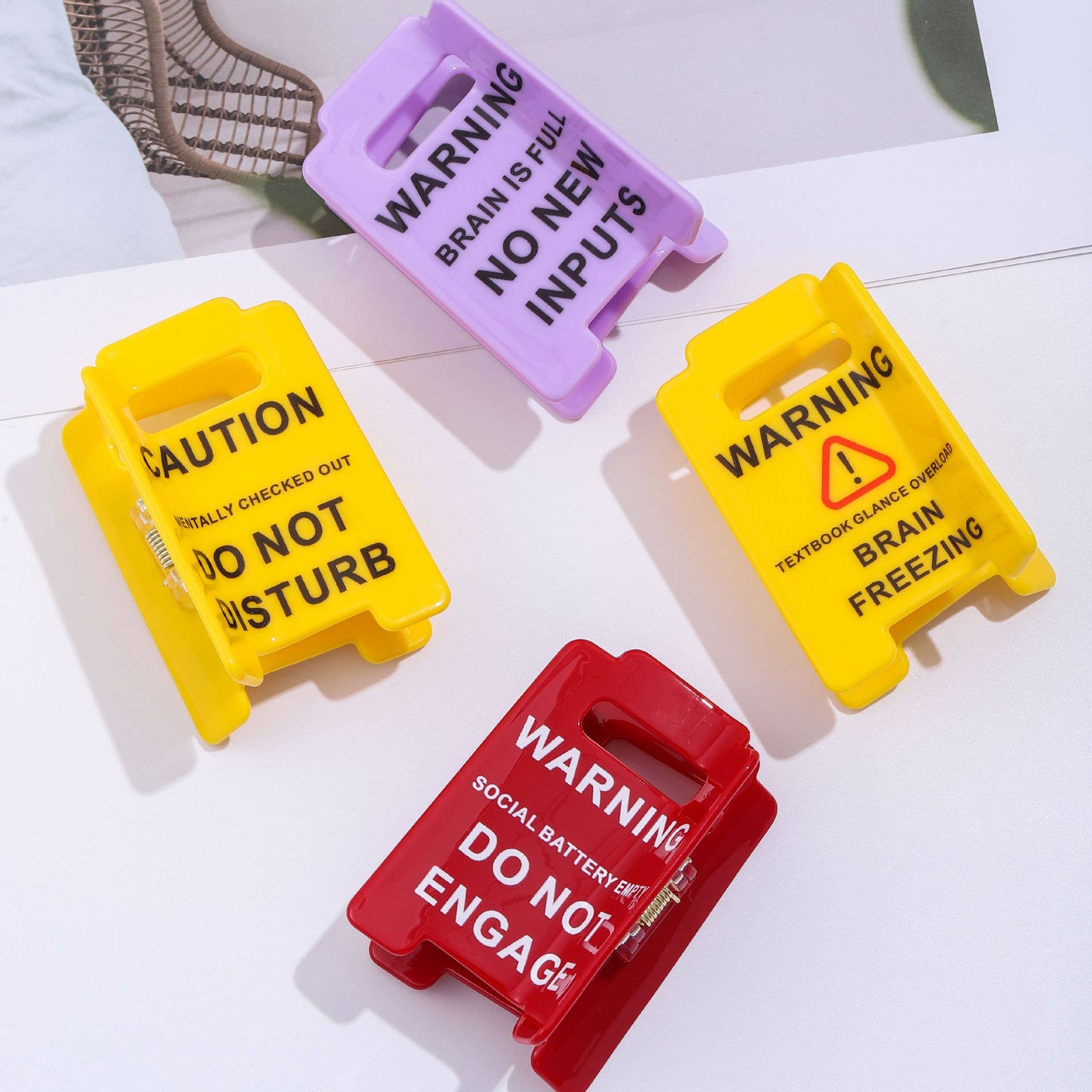 Office Humor Hair Clip