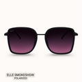 Elle - Women's Polarized Oversized Sunglasses