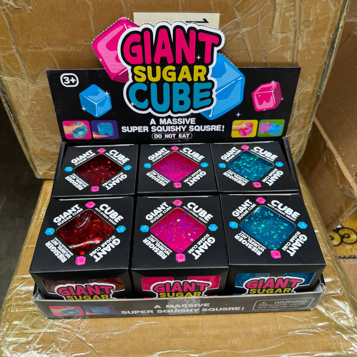 Sugar Squeeze Glitter Cube