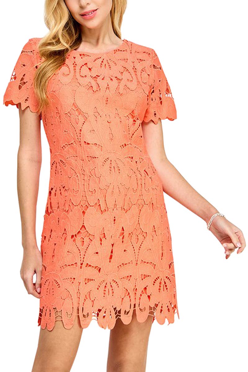 Crochet Shift Dress