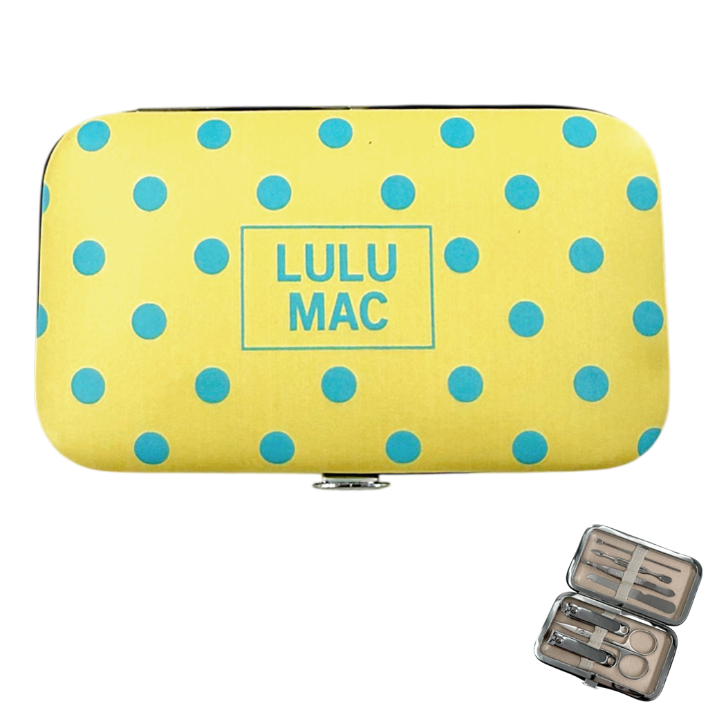 LM Butter/Blue Dot Manicure Set