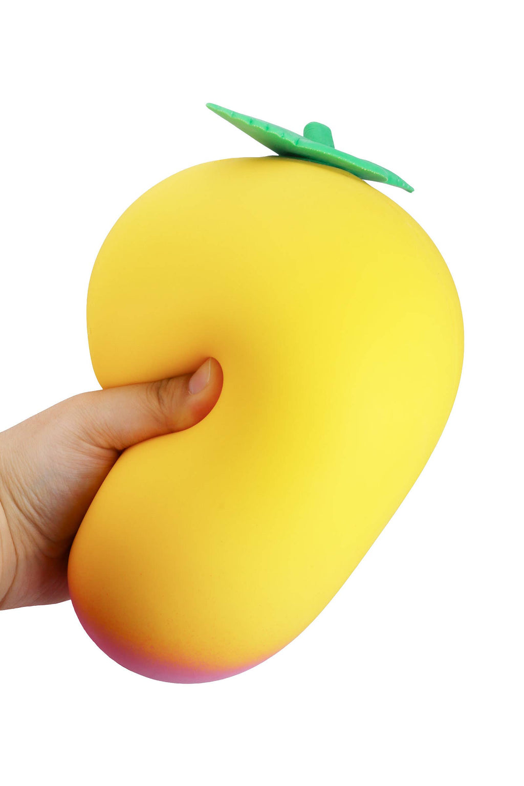 Jumbo 6Inch Peach Slime Filled TPR Squishy