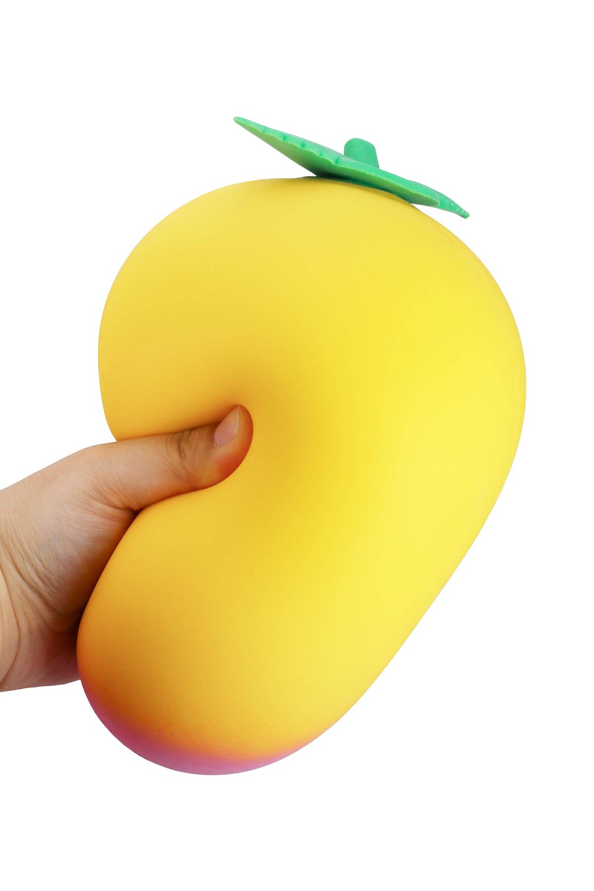 Jumbo 6Inch Peach Slime Filled TPR Squishy