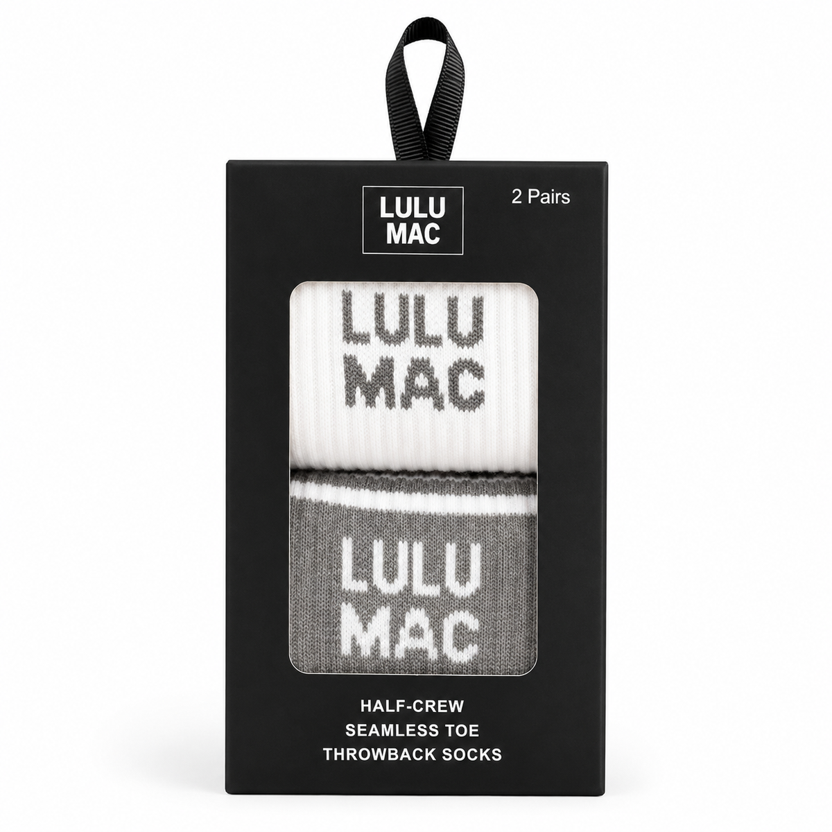 LM Socks 2 Pair Box- Grey