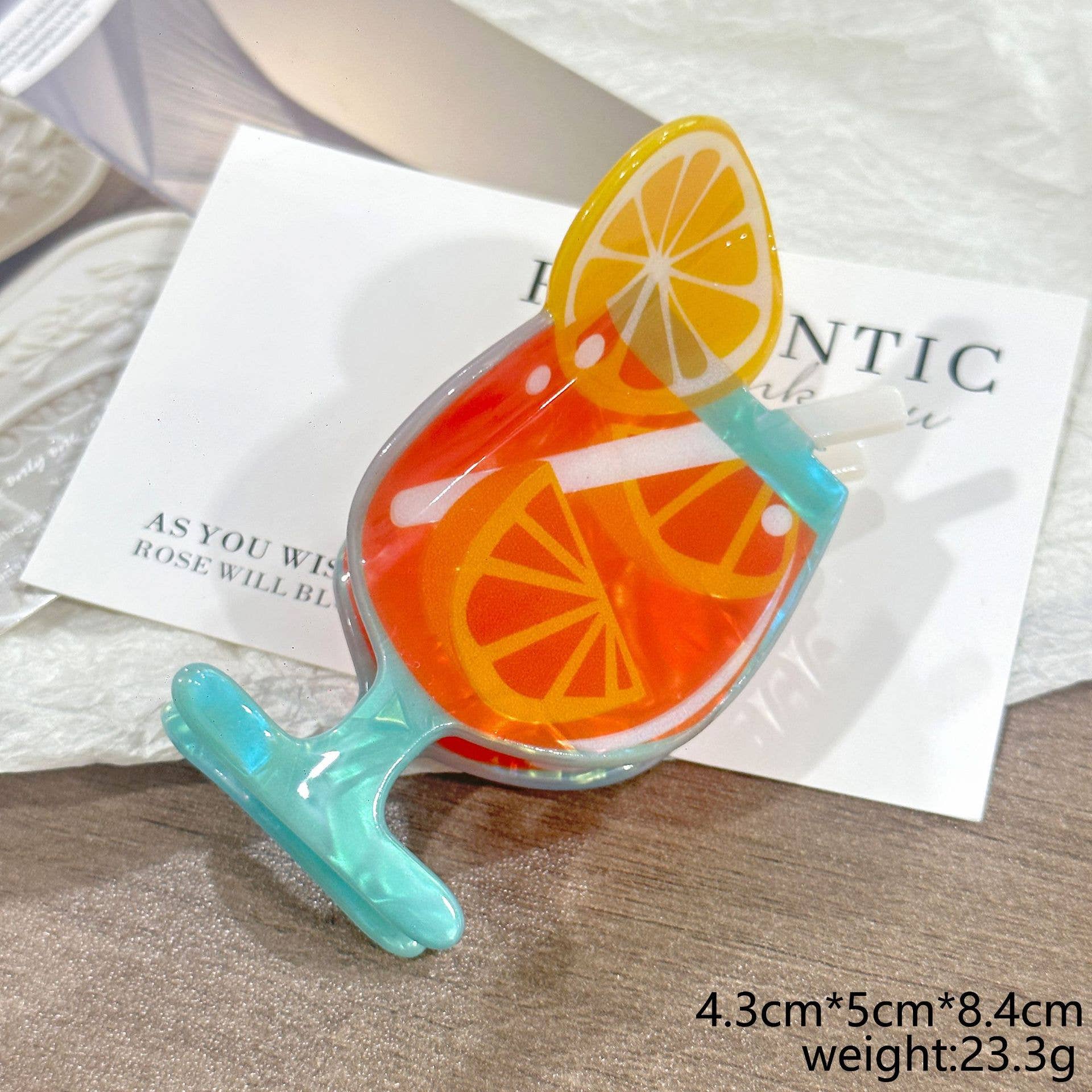 Cocktail Hair Clip