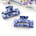Blue & White Hair Clip