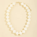Irregular Marble Beaded Necklace