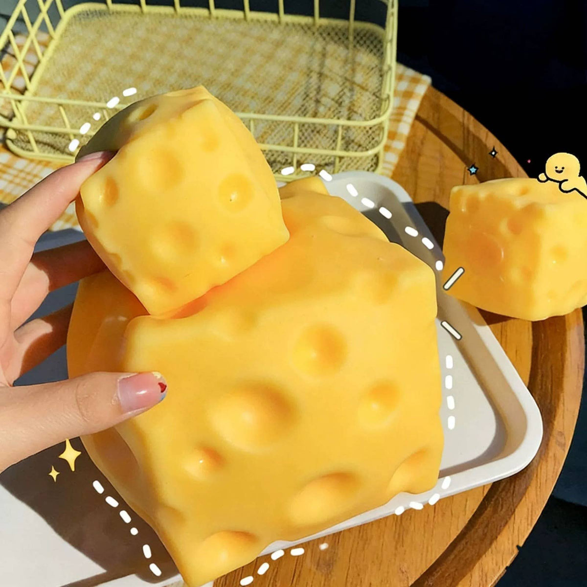 Jumbo Cheese– XL Squishy