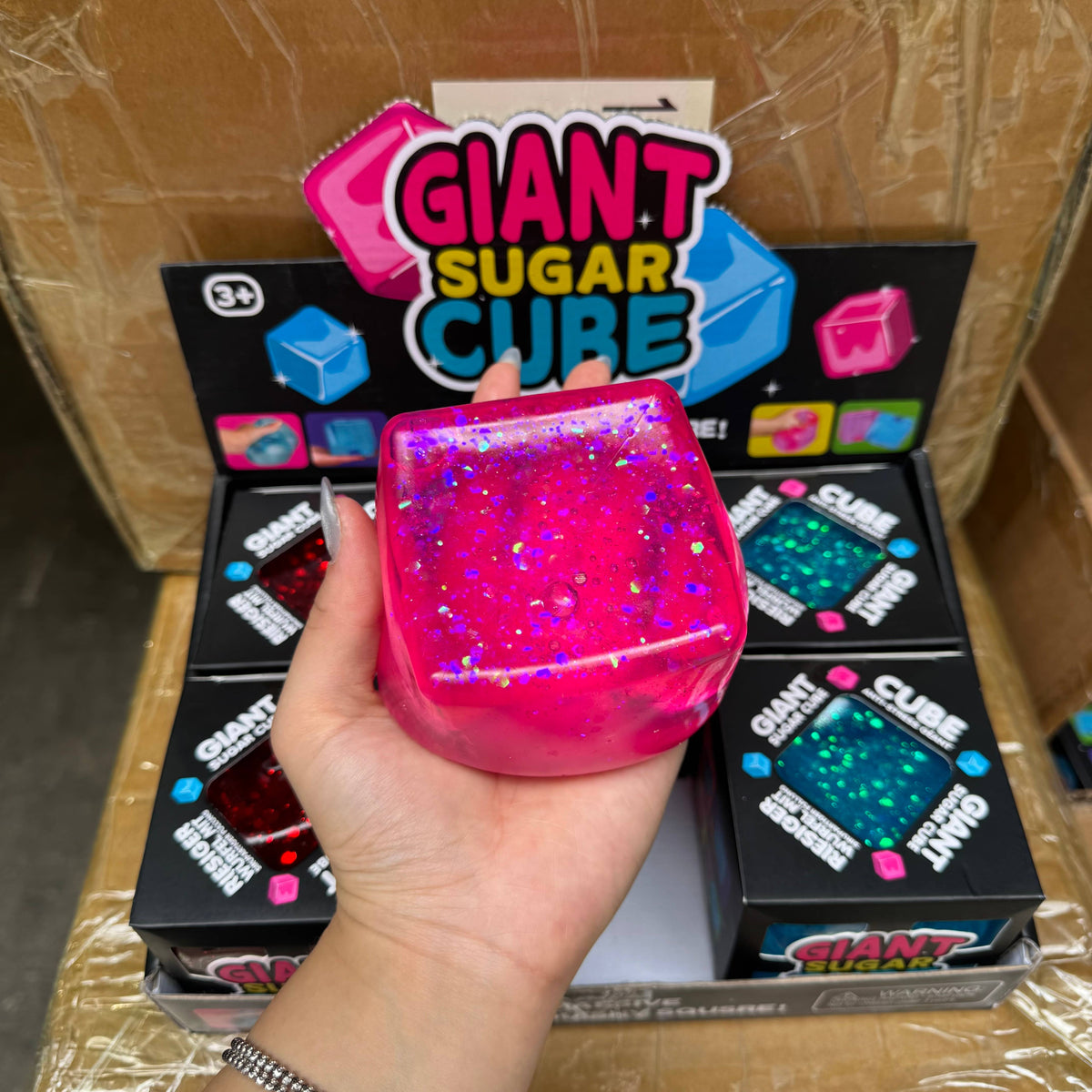 Sugar Squeeze Glitter Cube