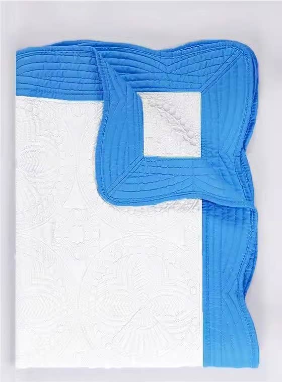 Heirloom Quilt - Baby Quilt Blanket with Monogram