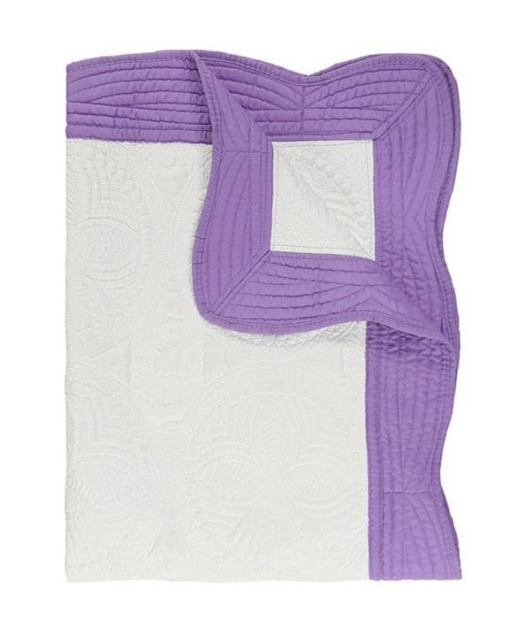 Heirloom Quilt - Baby Quilt Blanket with Monogram