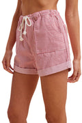 4th Of July Stripe Cotton Twill Shorts