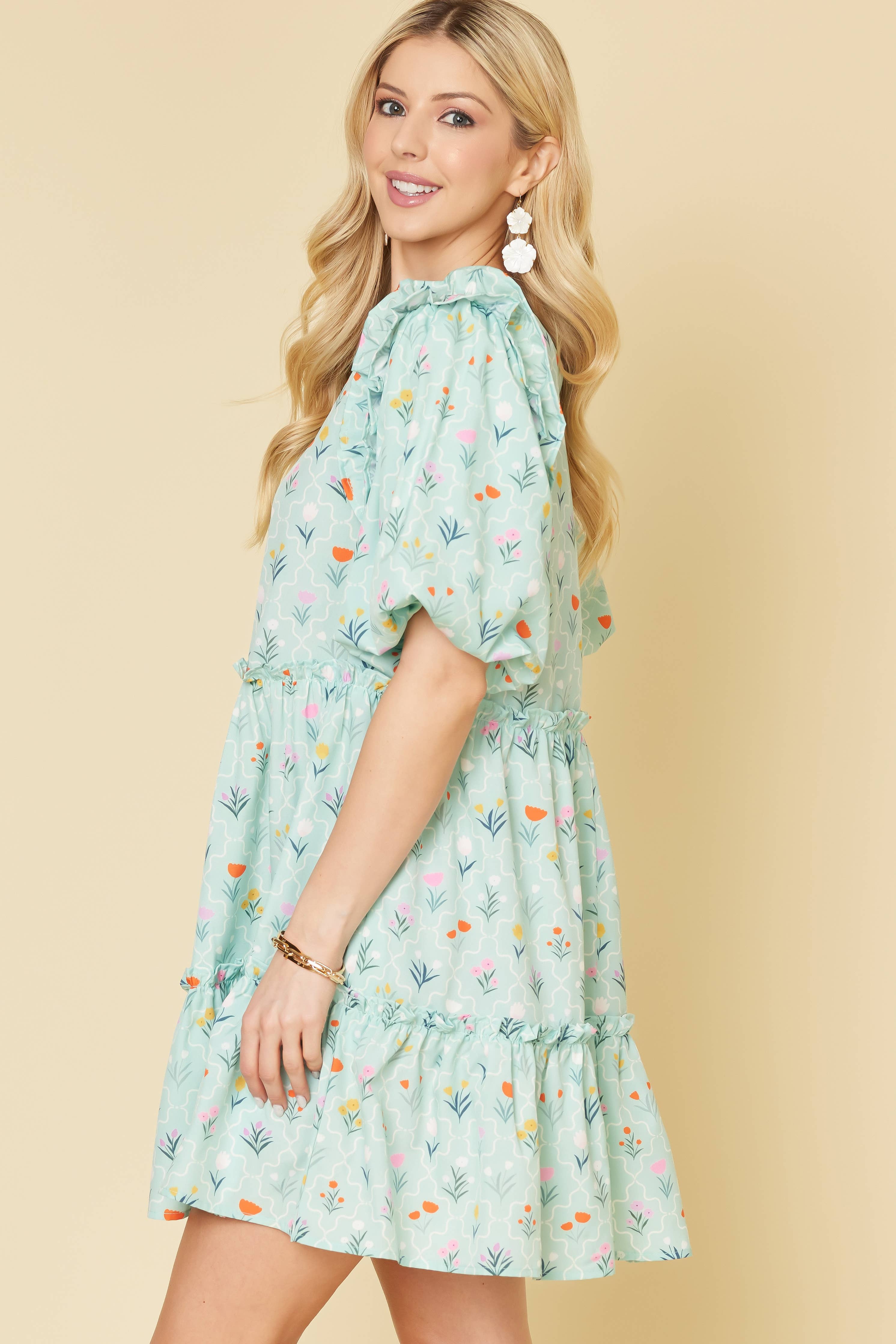 Floral Baby Doll Dress