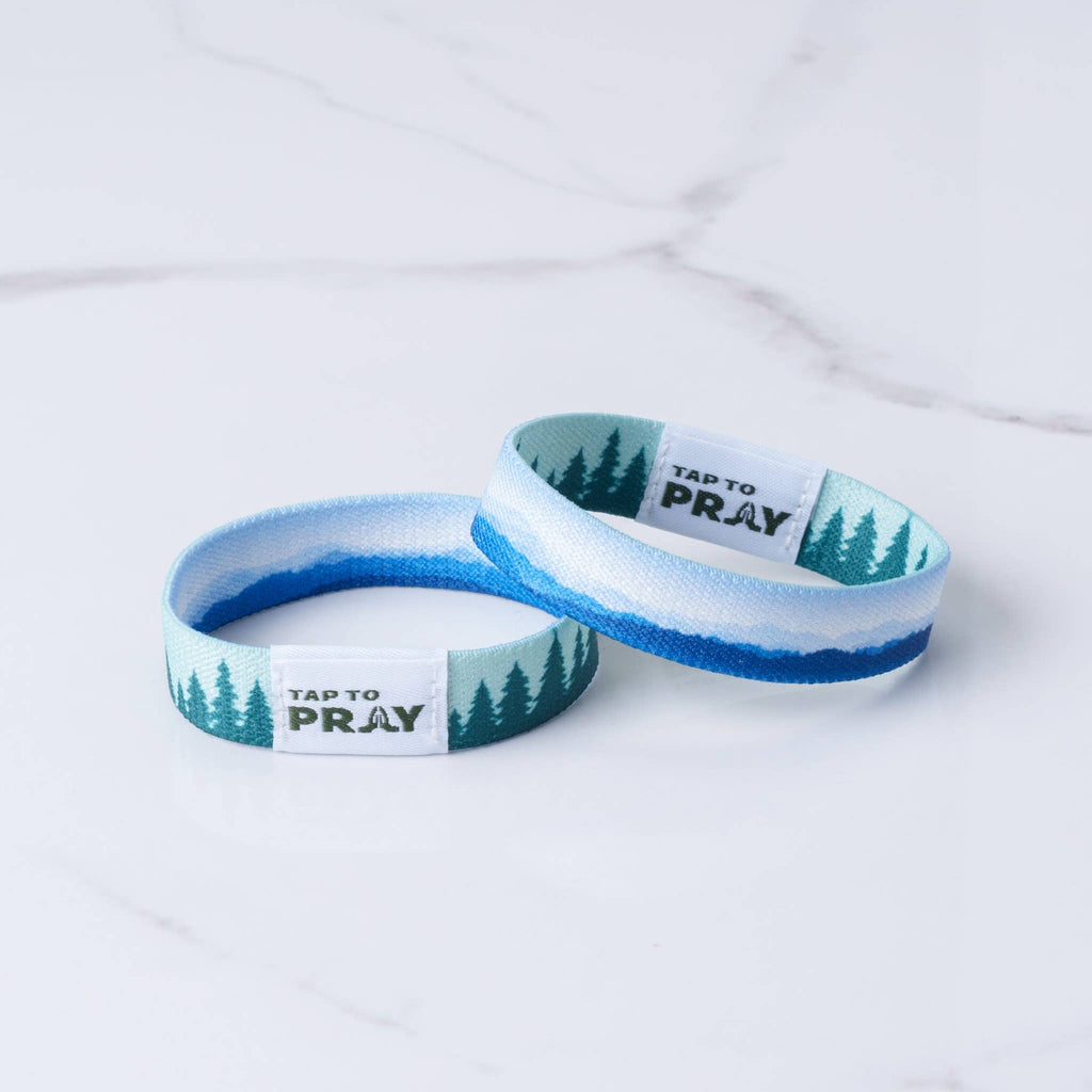 Tap To Pray™ Wristbands - Mountains & Forests