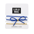 Lulu Mac Bow Bracelet Set- Royal Blue