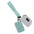 Mint/White Lulu Mac Wristlet