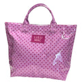 LM-Light Pink/Hot Pink Dot Tote Bag