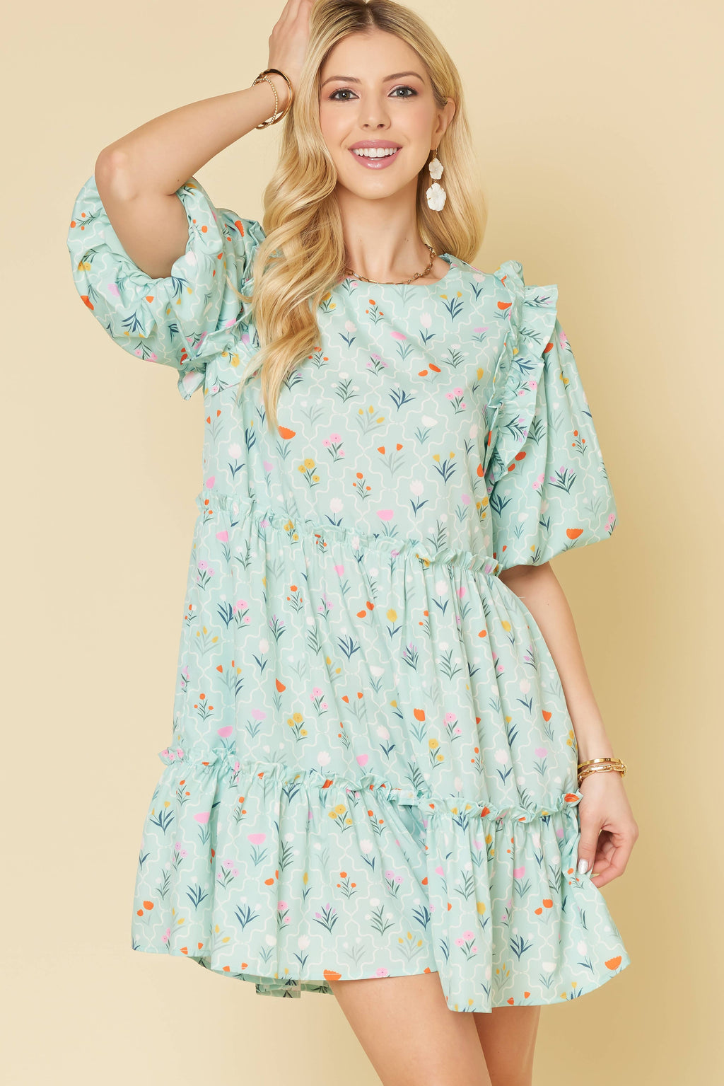 Floral Baby Doll Dress