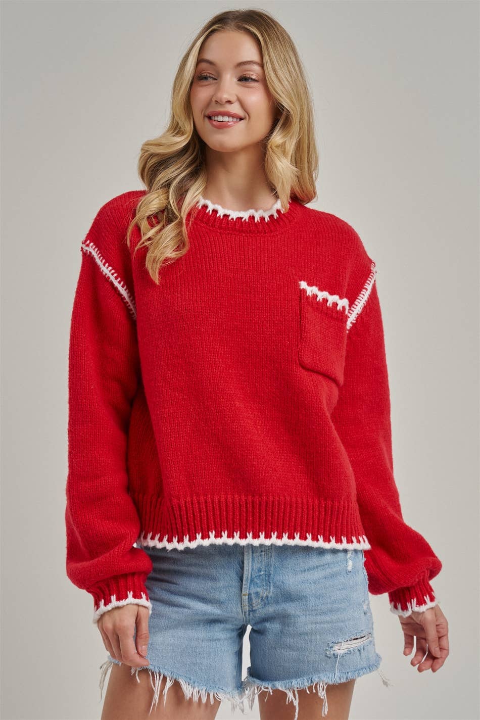 Cozy Holiday Christmas Sweater Top