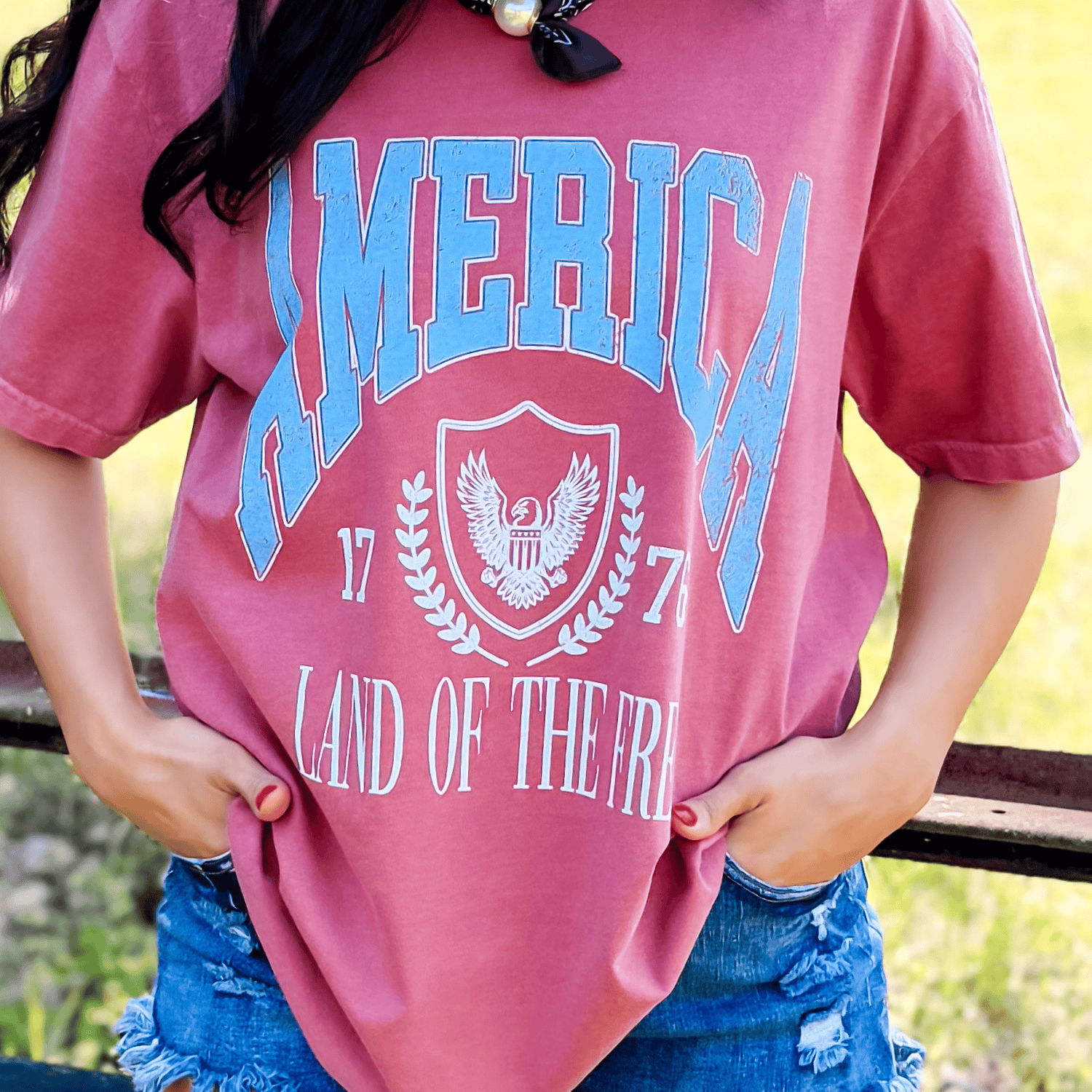 Land of the Free Collegiate Tee