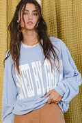 SAVED BY GRACE Graphic Sweatshirt Top