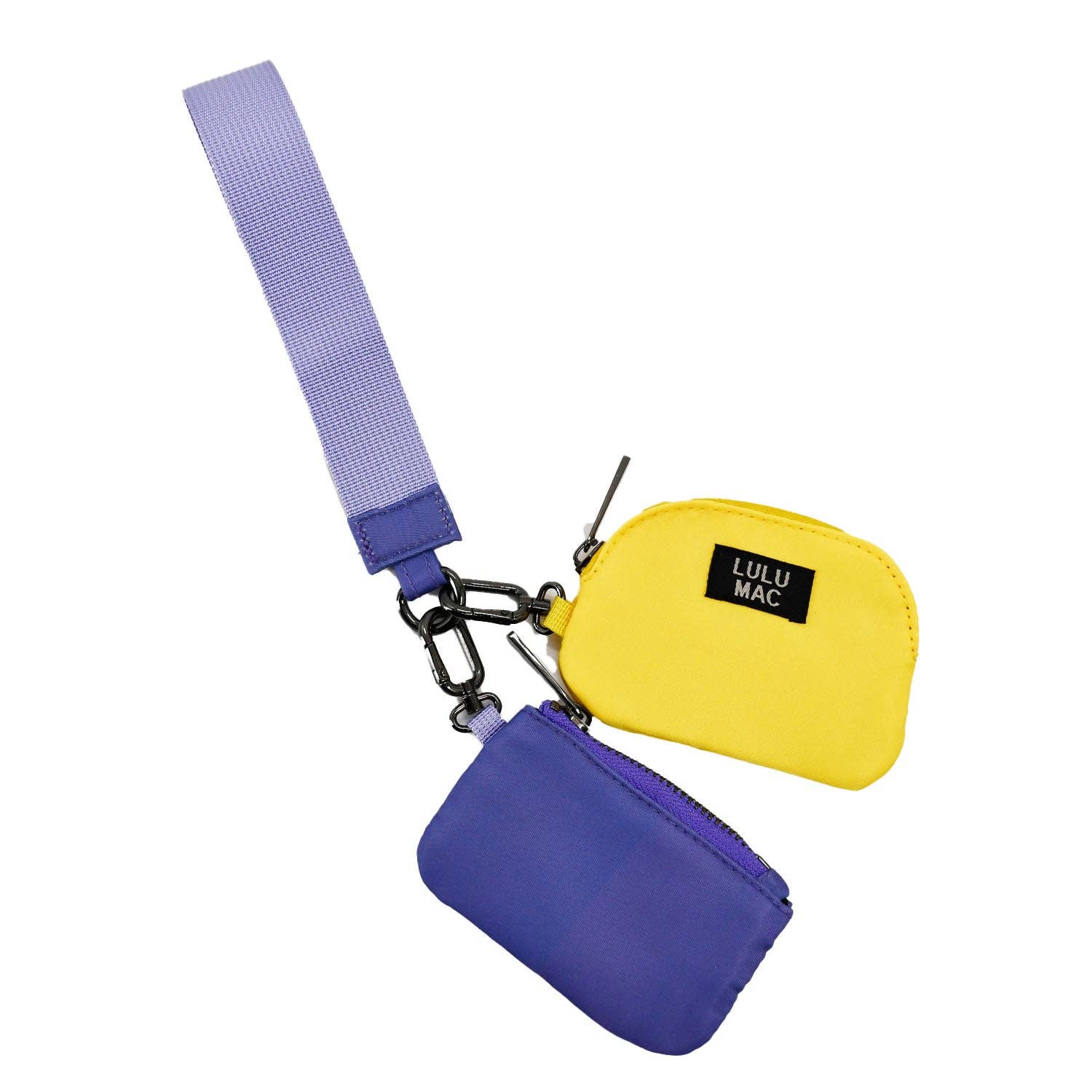 Purple/Yellow Lulu Mac Wristlet