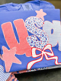 USA with Bow Short Sleeve