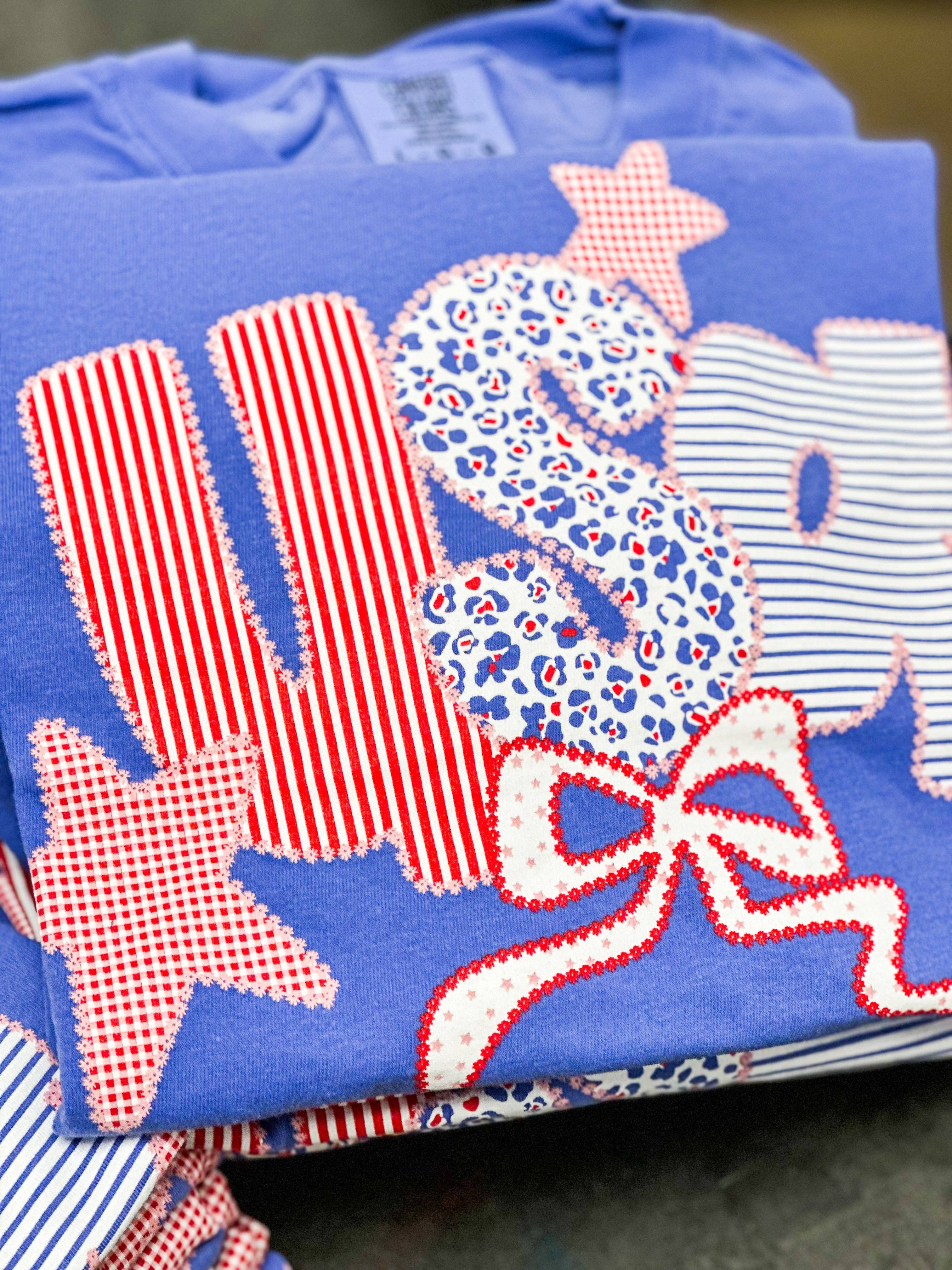 USA with Bow Short Sleeve