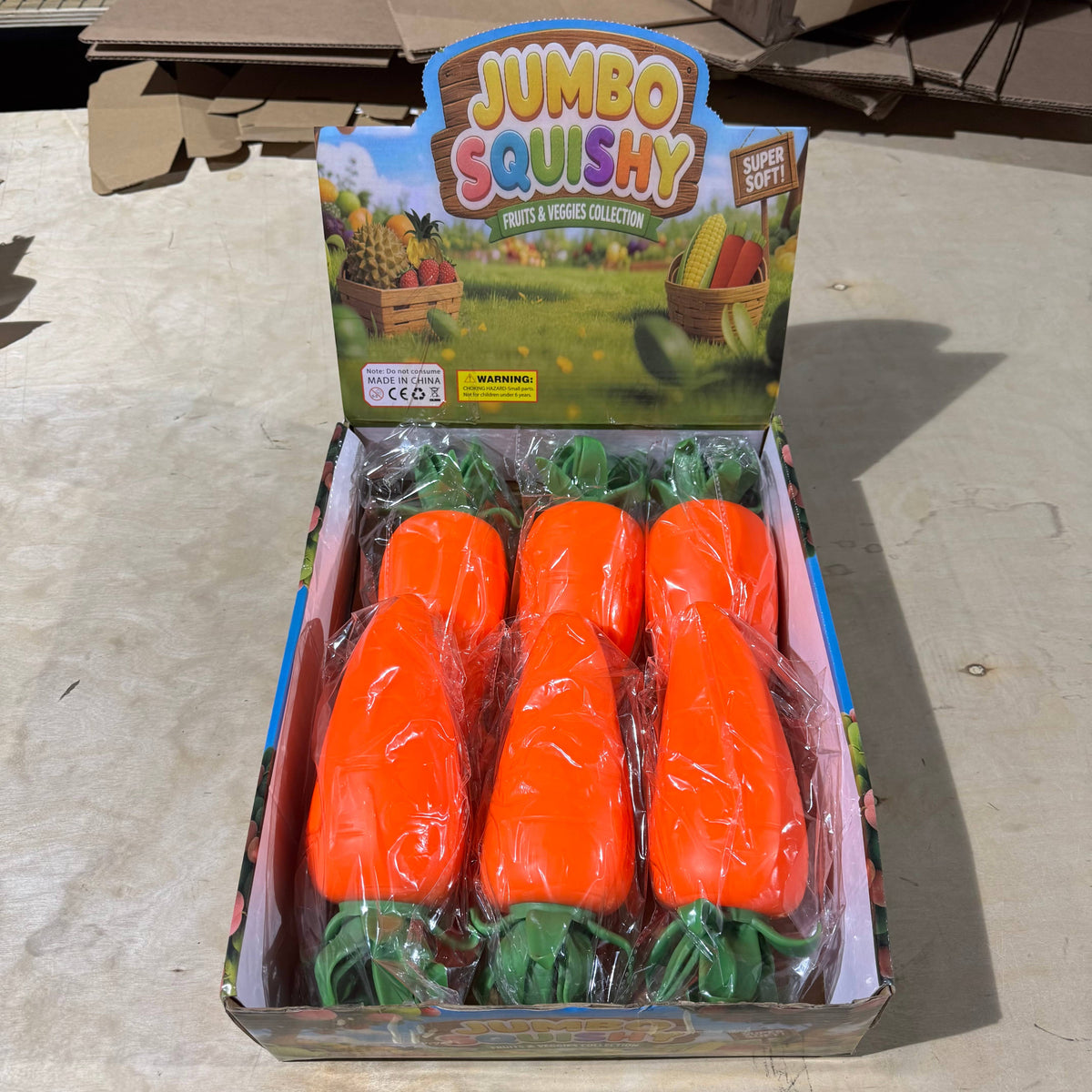 Jumbo Carrot Squishy