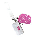 Lulu Mac Wristlet Hot Pink/White Dots
