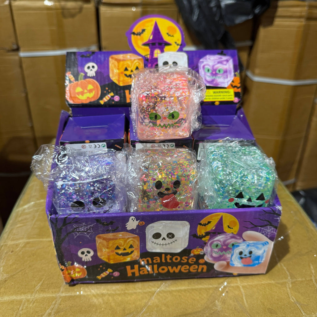 Light Up Halloween Cube