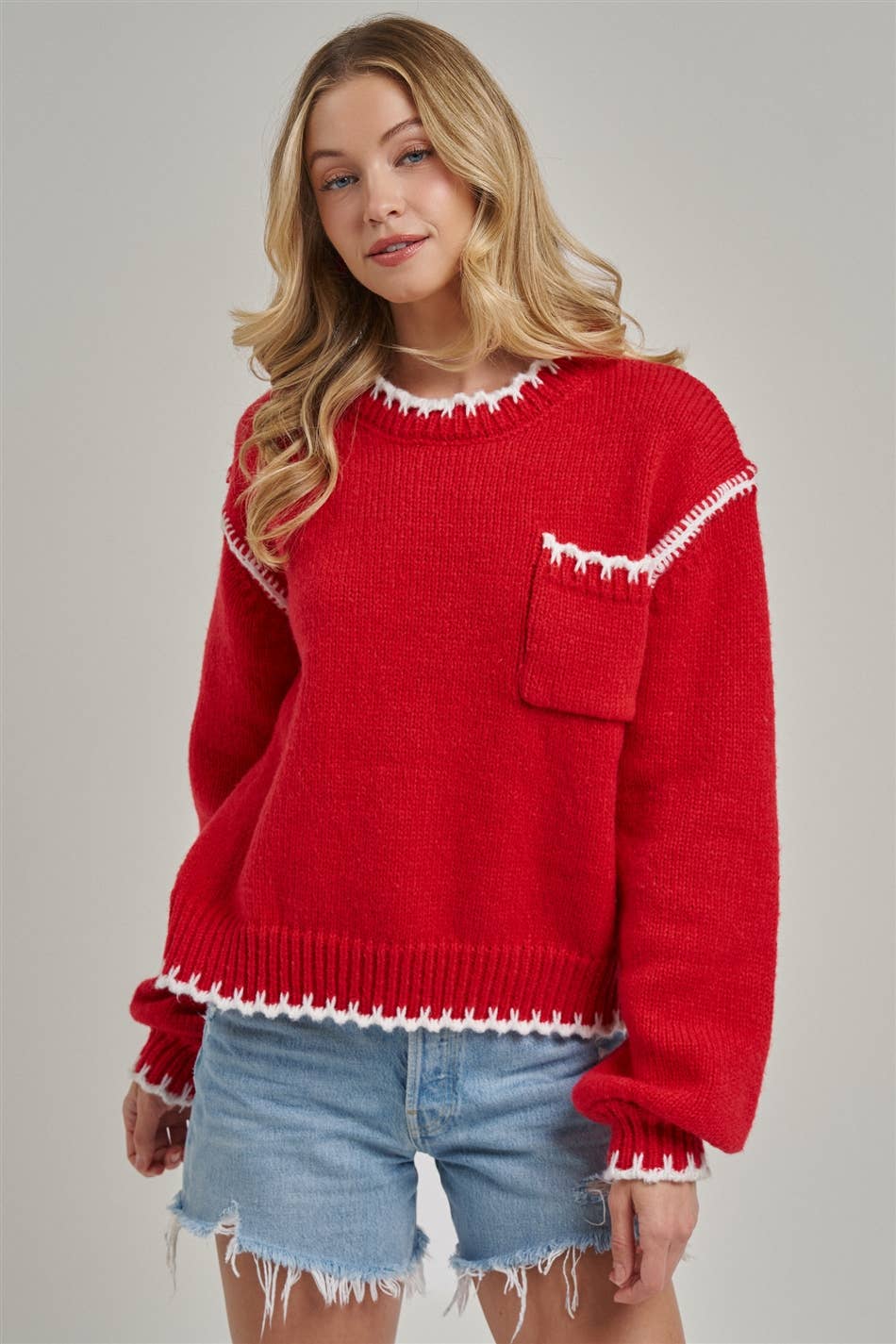 Cozy Holiday Christmas Sweater Top