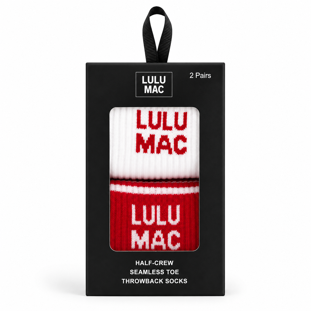 LM Socks 2 Pair Box- Red
