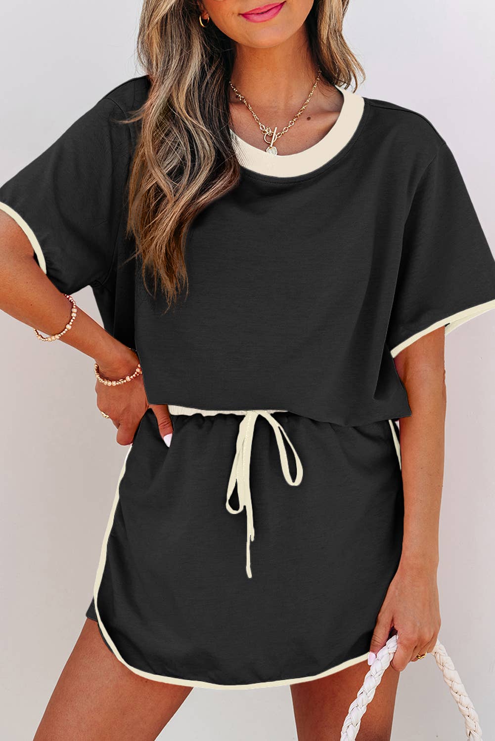 Black & White Skort Set